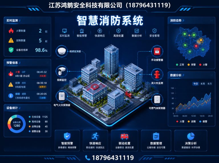 乐山智慧消防系统展示图